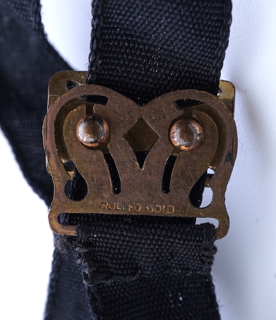 A sapphire and diamond slide/pendant, 19th century